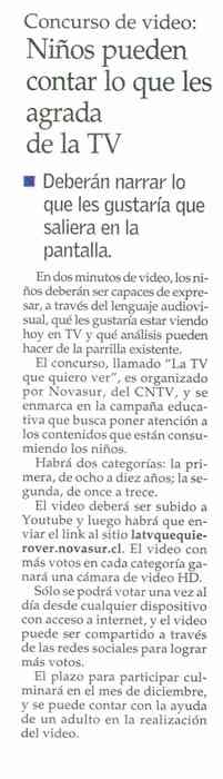 Lanzamiento Campaña educativa CNTV: “Niños y Televisión: La TV que quiero ver”