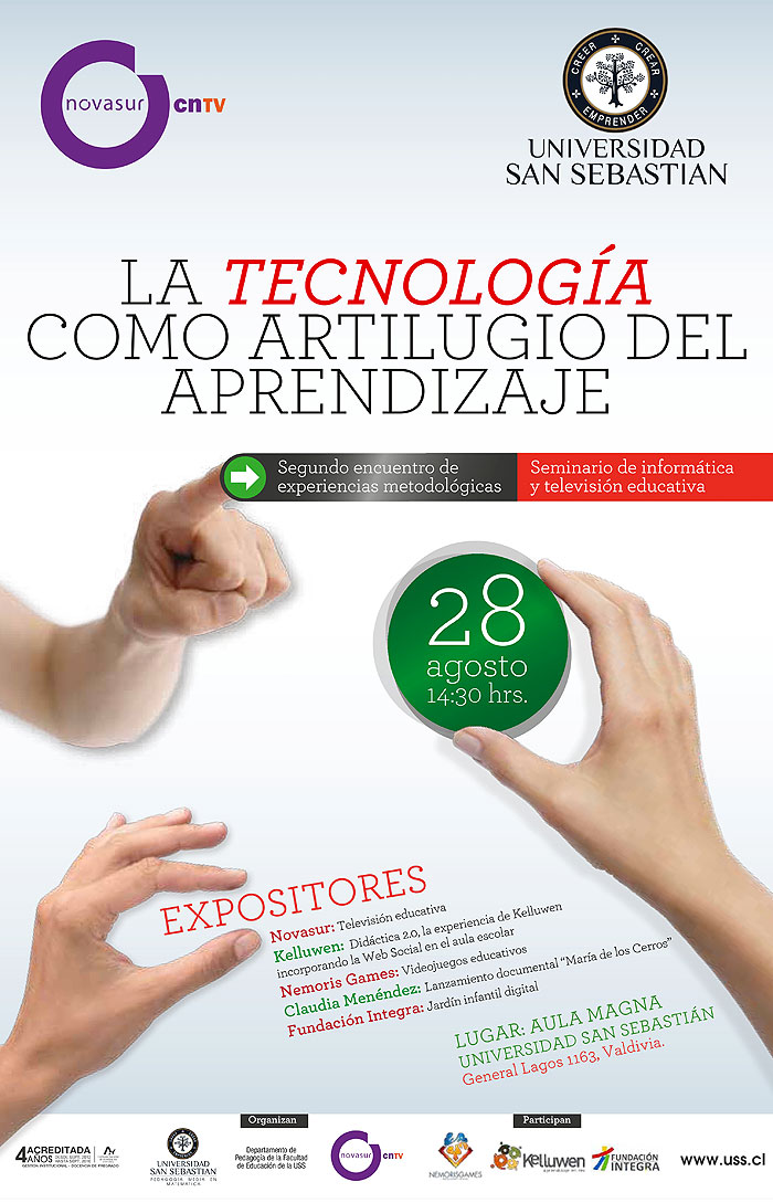 Novasur y USS Valdivia organizan seminario “La Tecnología como Artilugio del Aprendizaje”