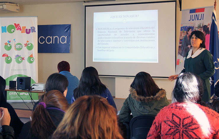 Maule: CNTV realizó capacitación sobre TV educativa a profesionales JUNJI