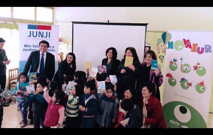 Nueva serie infantil “En la punta de la lengua” fue estrenada en jardín Junji de Villa Francia