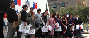 Ganador de concurso Consucuento en Plaza de la Constitución