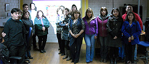 Novasur trabajando en equipo junto a bibliotecarios magallánicos