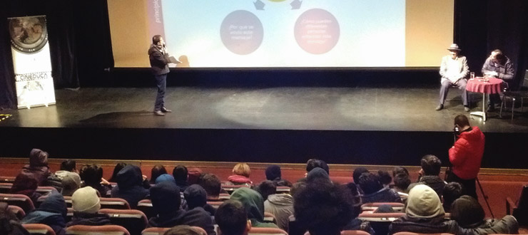 CNTV-Novasur participa en “Cine Educa” San Joaquín
