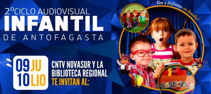 Antofagasta: CNTV-Novasur presenta segundo “Ciclo Audiovisual Infantil 2016”