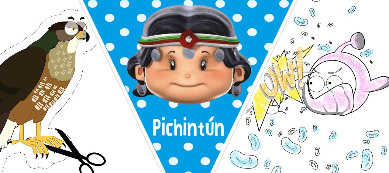 Descarga las actividades con los personajes de Pichintún y todas las series CNTV infantil