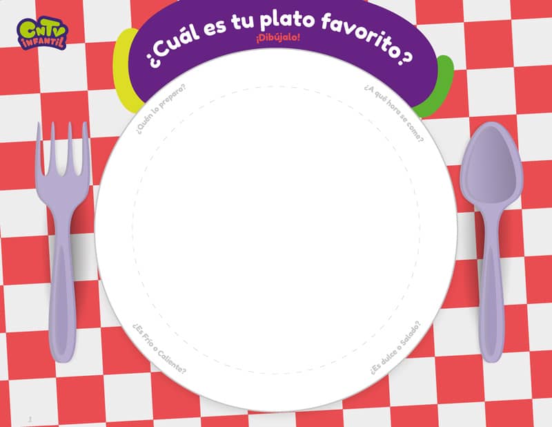 Dibujemos: Tu plato favorito