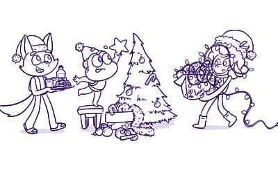 ¡Pinta la Navidad con CNTV Infantil!