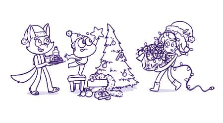 ¡Pinta la Navidad con CNTV Infantil!