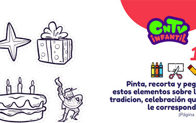 Pinta, recorta y pega: Las tradiciones