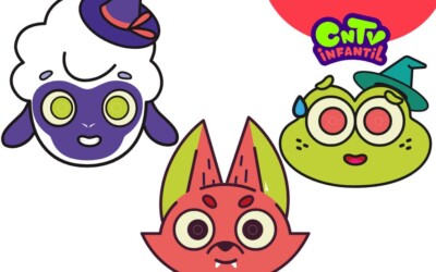 Recorta y arma: Máscaras de Halloween